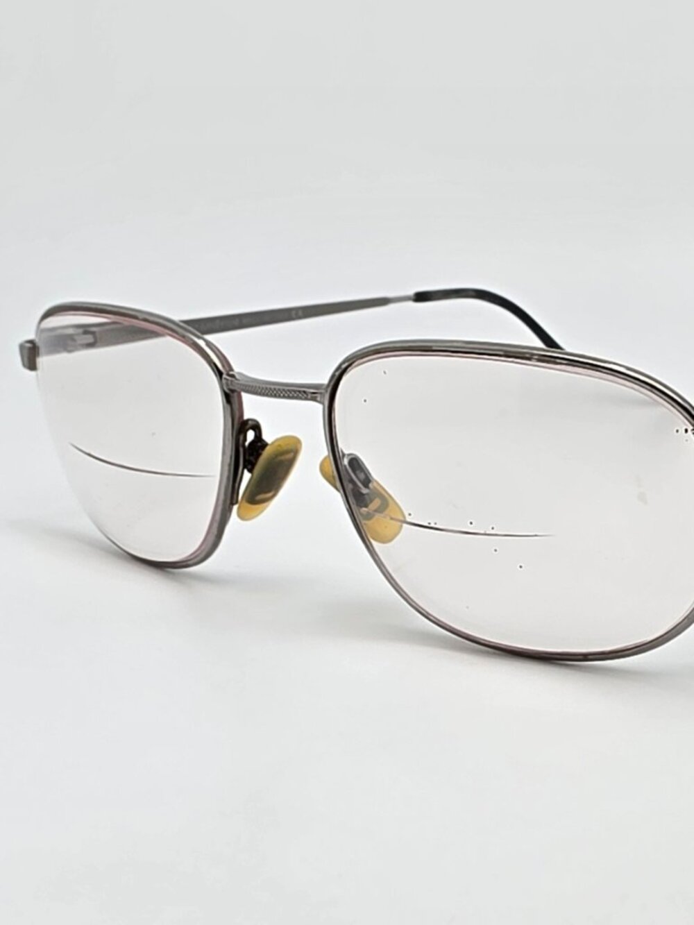Yves Saint Laurent YSL 4147-T Y3002 Gunmetal Eyeglasses Frame w/ Flexhinge Italy